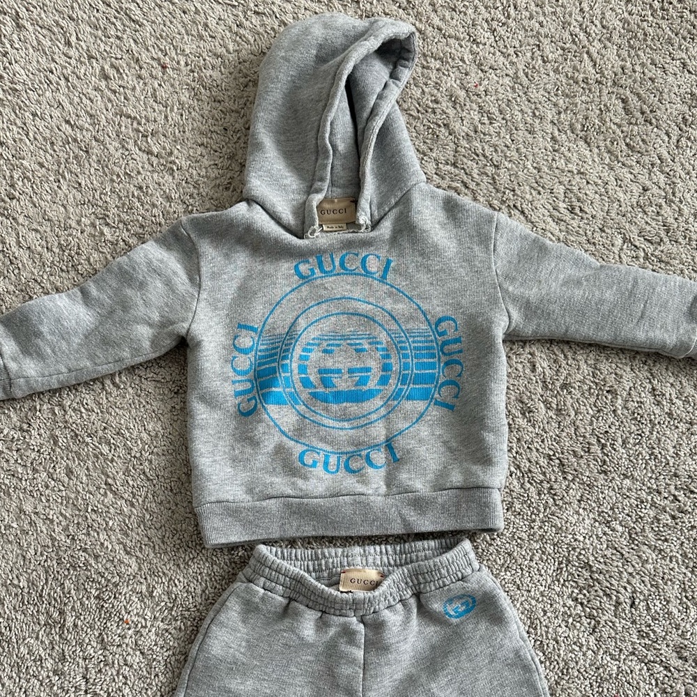 Kids Gucci 2 piece set authentic